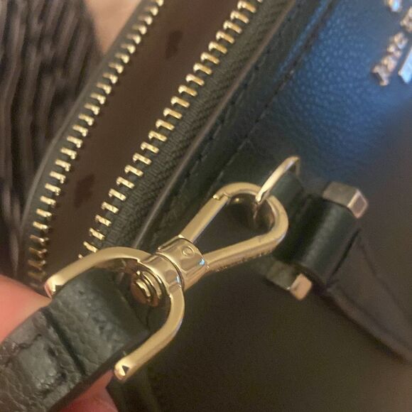 Kate Spade Satchel Patterson Drive Pebble Leather Medium Dome Handbag (Green) - Picture 9 of 9